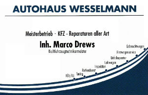 Autohaus Wesselmann Inh. Marco Drews: Ihre Autowerkstatt in Barmstedt